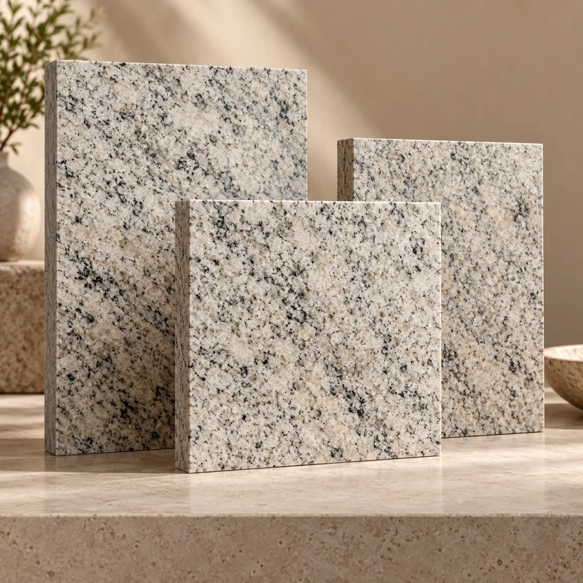 [BW-DEMO-WHITEGRANITE-01] Ivory Grey Granite Slab